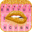 Golden Sexy Lips Keyboard Them 1.0