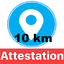 10 km Rayon Vol d'oiseau + Att