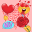 Romantic Love stickers 5.5