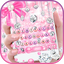 Girly Pink Pearl Keyboard Them 1.0