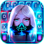Cyber Punk Girl Keyboard Theme 1.0