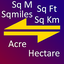 Sqm, Sqkm to Acre, Hectare, Ar 2