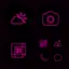 Wow Pink Neon Theme, Icon Pack 202300820