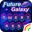 Neon Galaxy Keyboard Theme 3.0.0