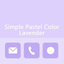 Simple Pastel Color (Lavender) 1.0.12
