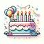 Birthday Cake & Wishing Card 1.0