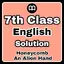 7th Class English Solution MCQ 0.10