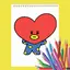 How to draw BT21 step by step, 1.0