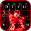 Neon Red Cool Dj Keyboard Them 1.0