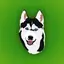 Siberian Husky Emoji 1.0