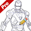 Draw Iron Superhero Man version 7.0