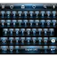 Emoji Keyboard Dusk Blue Theme 100