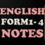 English Notes Form 1- Form 4