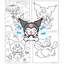 Kuromi Coloring Pages