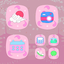 Wow Cute Pink Fox Icon Pack 202300328