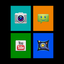 WP8 Widget Launcher Win 8 DEMO 1.04