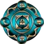 Abstract Turquoise Go Locker t v.1.1.