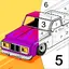 Coloring Cars Paint By Numbers 1.18