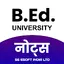 B.Ed. Annual Exam Lesson Plan