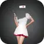 Girl fancy dress photo montage 1.1.11
