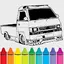Pickup Car Coloring book 1.7