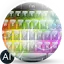 AI Keyboard Theme Electric 20.0