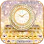 Gold Glitter Clock Keyboard Th 7.5.12_0826