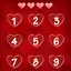Love Heart Pin Lock Screen 143