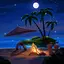 Tropical Beach at Night Live W 1.0.8