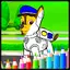 Coloring PawsPatrol Dog 3