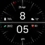 Minimal Black Watch Face