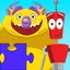 Monster Vs Robot Puzzle - Free Animated Kids Jigsaw Puzzles with Monsters and Robots - By Apps Kids Love, Inc! 2.1