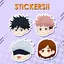 Jujutsu Kaisen Stickers 1.3