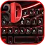 Black Red 3D Keyboard Theme 1.0