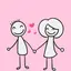 Stick-Figure Couple Stickers 1.0