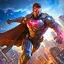 Flying hero man iron hero suit 100