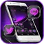 Purple Black Launcher Theme 4.2