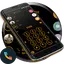 Theme Dialer CircleBlackOrange 350
