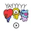 Animated UNIVERSTAR BT21 Stick 1.0