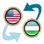US Dollar to Uzbekistani Sum 2.1
