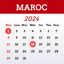Maroc Calendrier 2024 1.1.7