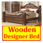Wooden Designer Bed 1.0