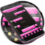 SMS Messages Gloss Pink Theme 3.0