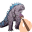 Monster godzilla coloring book 1.0