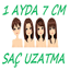 1 ayda 7 cm saç uzatma 1.0.8