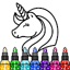 Unicorn Coloring Pages & Book