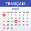 Français Calendrier 2025 1.1.21