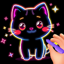 Glow Art Drawing - Doodle App