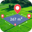 Distance Land Area Measure