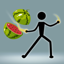 Fruit Stickman VR: Dance&Slice